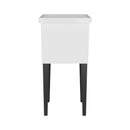 Bari Freestanding Plastic Laundry Utility Sink with Storage Cabinet by HouseOfZazla