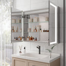 Medicine Cabinet With LED Vanity Mirror, Anti-Fog, Waterproof, Dimmable With Touch Switch by Unique Piece Furniture