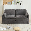 Cozy Upholstered Cushion Loveseat Sofa For Living Room by HouseOfZazla