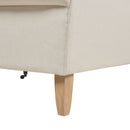 Alana - L-Shape Reversible Sectional Sofa - Light Beige by HouseOfZazla