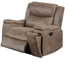 Modern Manual Motion Living Room Set With Hidden Cup Holders by HouseOfZazla