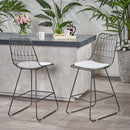 Yearning Iron Counter Stool With Water Resistant Cushion by HouseOfZazla