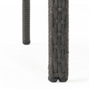 Outdoor PE Rattan Stacking Chair with Iron Frame and Cushions (Set of 4) by HouseOfZazla