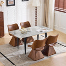 Modern Swivel Dining Chair With High Back by HouseOfZazla