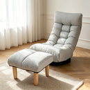 Adjustable Japanese Reclining Floor Chair Sofa With Metal Frame For Living Room by Unique Piece Furniture