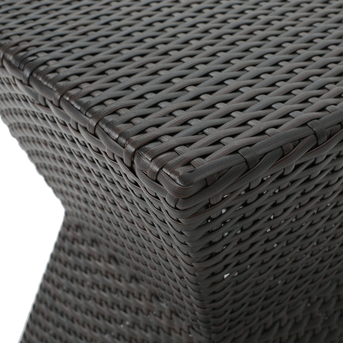 Calhoun 16 Outdoor Wicker End Table, photo 8 of 10