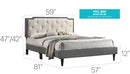 Bed (All in One Box) - Two Tone by Unique Piece Furniture