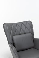 Rocking Accent Chair With Lumbar Pillow And Ottoman by HouseOfZazla