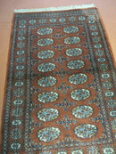 3' X 4' Vintage Handmade Pakistan Turkoman Bokhara Fine Woven Wool Rug
