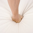 LOUNGE CHAISE SET,SPACE AVAILABLE ON ONE SIDE, ACACIA WOOD WITH WATER-RESISTANT LOUNGE CUSHIONS (CREAM & 2 INCH THICK) - MATCHING DARK GREY/LEAF COCONUT VERSION AVAILABLE