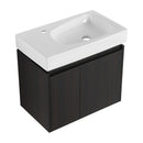 Modern Bathroom Vanity With Ceramic Basin, Wall Mounted Floating Sink Combo, Storage Cabinet by Unique Piece Furniture