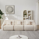 123.2-Inch Modern Luxury Curved Corner Sectional Sofa