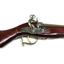Antique Flintlock Steampunk Rifle Wood and Metal Replica Gun Inert Prop