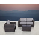 Stylish Sofa Seating Group With Cushions Perfect For Outdoor Gatherings by HouseOfZazla
