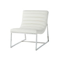 Wilmouth Roll Occasional Chair - White by HouseOfZazla