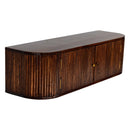 Solid Wood Chunky Chestnut Floating Bedside Table