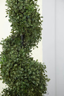 7.5x7.5x35" 3 Foot Tall Artificial Spiral Boxwood Tree by HouseOfZazla