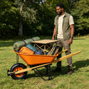 Steel Tray Wheel Barrow by HouseOfZazla