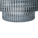Multi-Tiered Geometric Vase with Smoked Glass Finish by HouseOfZazla