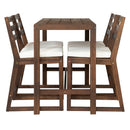 Patio Bar Set With Ergonomic Chairs by HouseOfZazla