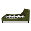 Aspen - Vertical Tufted Modern Headboard Platform Bed Set by HouseOfZazla