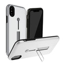 Finger Strap Phone Case for iPhone X Drop-protection Finger Ring Rugged Phone Case with Kickstand Dual Layer Case