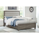 Funston - Queen Bed With Headboard - Brown Oak by HouseOfZazla