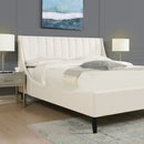 Aspen - Vertical Tufted Modern Headboard Platform Bed Set by HouseOfZazla