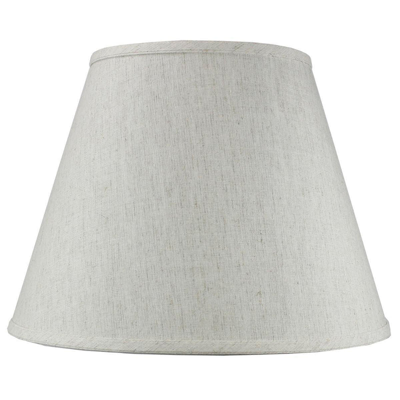 16"W x 12"H Textured Oatmeal Empire Hardback Lamp Shade