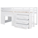 Loft Bed With Cabinet And Shelf by HouseOfZazla