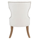 Baney Fabric Upholstered Dining Side Chair Beige and Rustic Grey