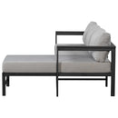 U_style Outdoor L-Shaped Sofa with Iron Frame,Weather-Resistant Patio Sofa Set with Ultra-Thick Cushions,Comfortable Seating for 3,Ideal for Patio, Balcony,and Garden by Montret
