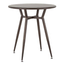 Clara - Industrial Round Dinette Table - Antique by HouseOfZazla