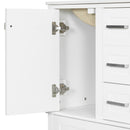 Bathroom Vanity, Modern Bathroom Cabinet With Sink Combo Set, Bathroom Storage Cabinet With A Soft Closing Door And 3 Drawers, Solid Wood Frame by HouseOfZazla