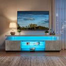 TV Stant With LED And Large Side Cabinet by HouseOfZazla