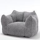 Comfortable Chenille Sofa Chairs With Highly Resilient Foam