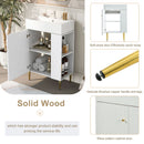 Bathroom Vanity, Combo Cabinet, Bathroom Storage Cabinet, Single Ceramic Sink by HouseOfZazla
