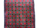 3'X 4'8" Vintage Handmade Tribal Wool Rug Balouchi Rug Afghan Rug Red Beige Blue
