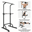 Sport Power Tower Workout Dip Station Pull Up Bar