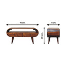 Solid Wood Circular TV Stand by HouseOfZazla