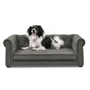 Modern Elegant Rectangle Pet Bed, Durable Elevated Dog Sofa by HouseOfZazla