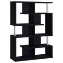 Copper - 5 Shelf Bookshelf Storage Unit - Black by HouseOfZazla