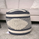 Diamond - Handcrafted Cylindrical Pouf by HouseOfZazla
