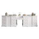 James Martin De Soto 118" Double Bathroom Vanity, Bright White