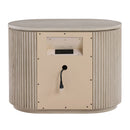 Leanna - Nightstand With USB Port - Light Oak by Unique Piece Furniture