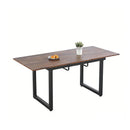 Square Extendable Dining Table With Metal Legs by Unique Piece Furniture
