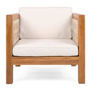 Outdoor Club Chair & Rope Arm And Cushions by HouseOfZazla