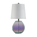Iridescent Glass Table Lamp