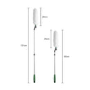Long Handle Duster With Extension Bar, Home Dust Collector - White by HouseOfZazla