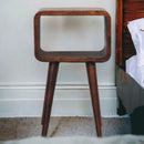 Minimalist Open Curved Nightstand by Unique Piece Furniture